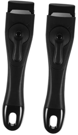 Garneck Manico per Pentola Rimovibile Blocco, Silicone Nero 2 Pezzi