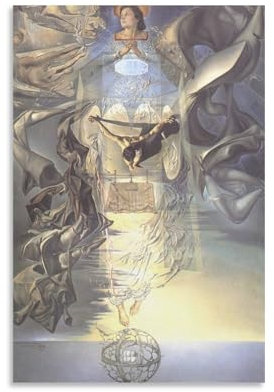 LZTEN Assumpta Corpuscularia Lapislazulina von Salvador Prints Poster auf Leinwand, Wandkunst, Ölgemälde, Dekoration, ungerahmt, 30,5 x 45,7 cm