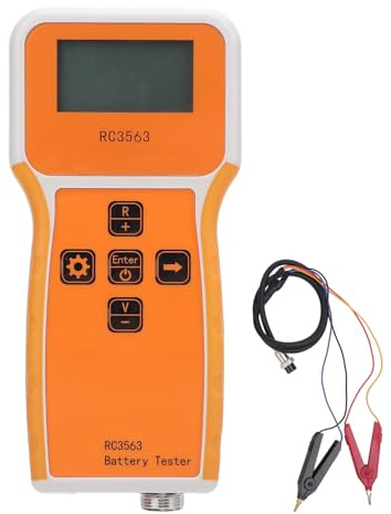 Batterietester, 200Ω 100V Batterie-Innenwiderstandstester, Spannungsmesser, Hochpräziser Batterieanalysator, Universeller Batterieprüfer für LiFePO4, Speicherbatterie
