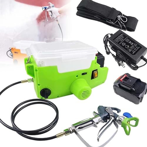 Pulverizador de pintura de alto voltaje de 15 mpa para muebles, pulverizador de pintura inalámbrico portátil de 500 w, máquina pulverizadora de pintura sin aire de 1,7 l, pistola pulverizadora de pa
