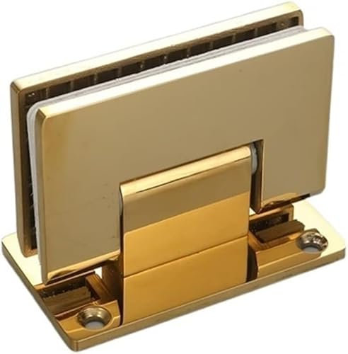 Charnières de porte en verre, charnière pivotante for porte de douche, 1 pièce, 90/135/180 degrés, clip en verre for porte en verre, 8-12 mm, en acier inoxydable, fixation murale, sans cadre, charnièr