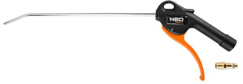 NEO TOOLS Ausblaspistole | Düsenläge 250/330/510 mm, geeignet zum Reinigen/Ausblasen von Hohlräumen etc. PA66 + Glass fibre