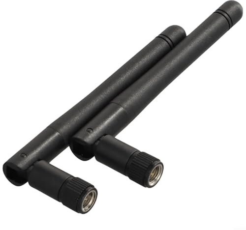 Antena WiFi externa SMA macho 2 4G para mejorar la cobertura inalámbrica para cámaras de seguridad y routers, paquete de 2