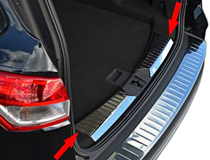 Ladekantenschutz Inen für Ford Kuga 2012-2016 Stoßstangenschutz Edelstahl Chrom