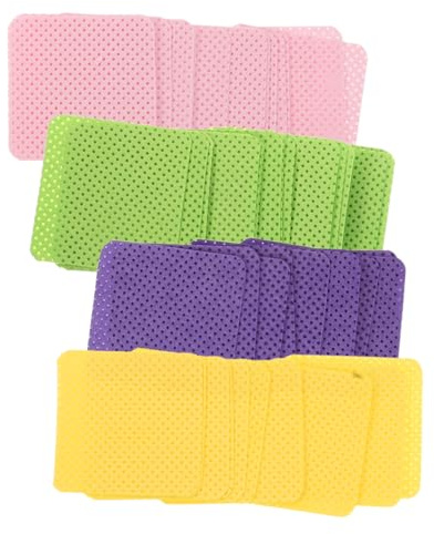 Ipetboom 4taschen Nagellackentferner-pads Nagelpads in Reisegröße Wiederverwendbare Nagelreiniger-pads Nagelkleberentferner-tücher Mit Hoher Saugfähigkeit Zum Lacken Und Entfernen Geeignet