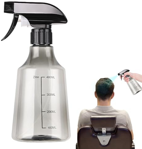 Demsyeq Sprayflaska för hår – sprayflaska för | 500 ml tom rengöringslösningsbehållare med justerbart munstycke för husdjursvård resenärer hårstyling avfettning