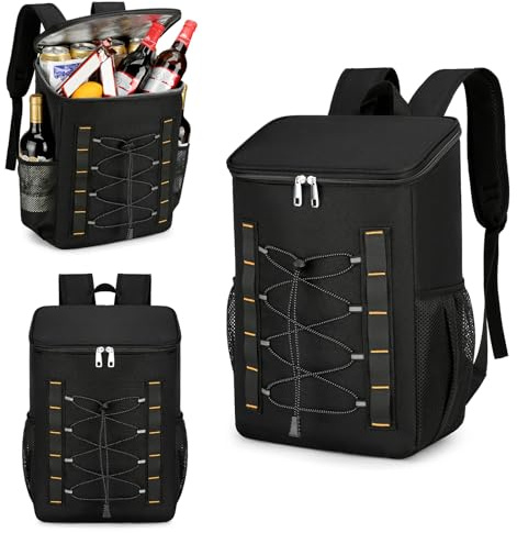zpehyrin Lecksicher 30L Isoliertes Kühlerbeutel |Tragbarer thermischer Rucksack zum Camping, Wandern, Picknick |Hält Essen und Getränke kalt