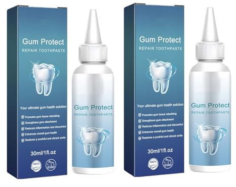 Gum Repair Gel réparateur de gencives - Réparation de la récession des gencives - Protège contre la chute des gencives - Favorise la guérison et assure une haleine fraîche - Soin des gencives doux (2)