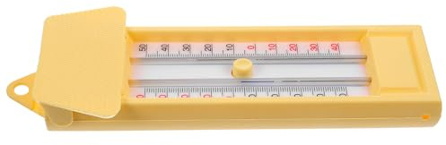 NUOBESTY Termómetro para Invernadero y Jardín de Pared, Medición Máxima y Mínima, Plástico Abs Resistente, Rango 40 °c a 50 °c, Termómetro para Interiores y Exteriores, Monitor