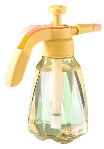 Bomba pulverizadora manual de jardín, pulverizador manual | pequeño pulverizador de bomba de agua de 1,5 l, botella pulverizadora de agua a presión para césped y jardín con boquilla ajustable para