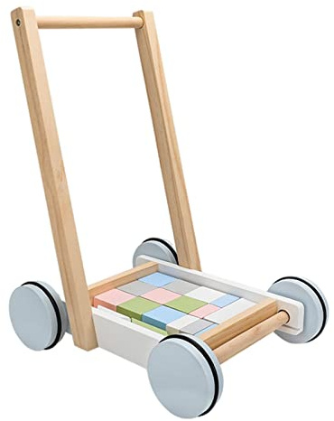 FewNvWa Lauflernhilfen Bausteine, Buntes Babyspielzeug, Kinderwagenzubehör, Bausteine