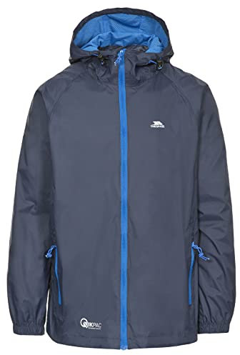 Trespass Qikpac Jacket Vestes Coupe-Pluie Femme Bleu foncé FR : S (Taille Fabricant : S)