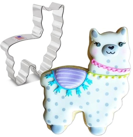 Keksausstecher Niedliches Lama/Alpaka - 10,2 cm - Ausstechformen von Ann Clark