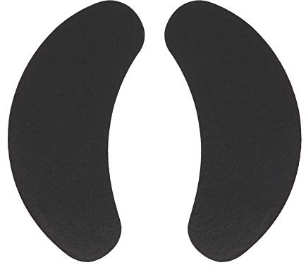 Schwarze Augenpads,50 Stück Augenpads Wimpernpad,Wimpernverlängerung Patch,Wimpern Gel Patch Kosmetisches Werkzeug für Wimpernverlängerung Zubehör