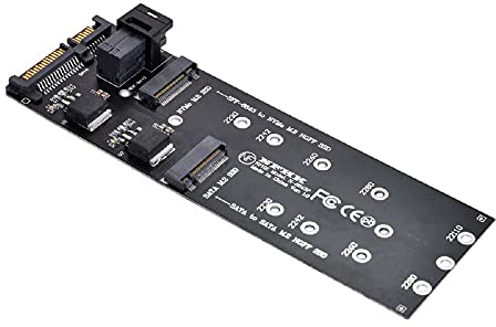 Cablecc SFF-8643 a U2 Kit NGFF M-Key a HD Mini SAS NVME PCIe SSD SATA adattatore per scheda madre
