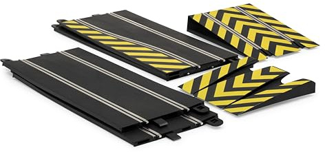 Scalextric Sprung und Side Swipe Zubehör-Set, als Ersatz für C8511, Black