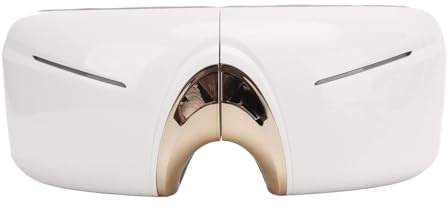 XHTLLO Masseur Oculaire, Peau Protéinée Douce, Lunettes Intelligentes pour Les Yeux Soignants Respirants, Masque pour Les Yeux Massant pour Soins Oculaires Intelligents Pliables Confortables, pour Fem