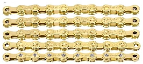 Fahrradkette Catena Per Bici Da Strada 8 9 10 11 Catena Galvanica A 12 Velocità Antiruggine Con Fibbia Magica Fahrradkette Nabenschaltung (Size : 6-7-8S)