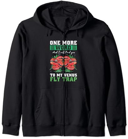 Venus Fly Trap Plant Soil Plant Seeds Venus Fly Traps Zip Hoodie