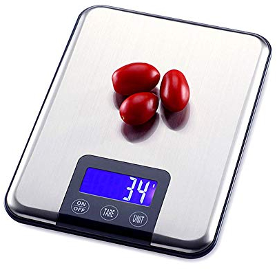 DDKYHU Bilancia da Cucina Digitale in Acciaio Inossidabile da 15 kg, Bilancia da Forno Elettronica Domestica Bilancia da tè da 5 kg (Dimensioni : 5KG) (5KG) ()
