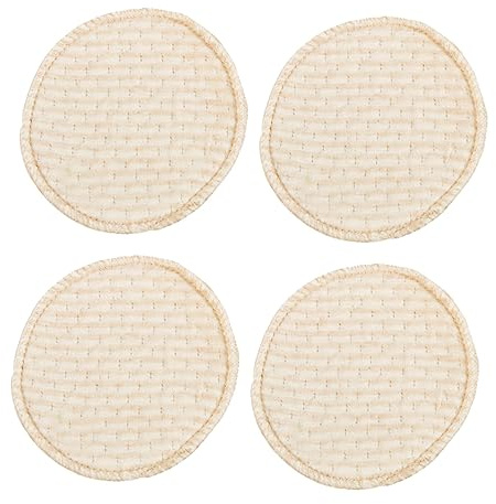 MERRYHAPY 4stücke Stilleinlagen Aus Baumwolle Waschbar Für Schwangere Saugfähige Atmungsaktive Brust Kissen Tropfen Matte Stillen Helfer