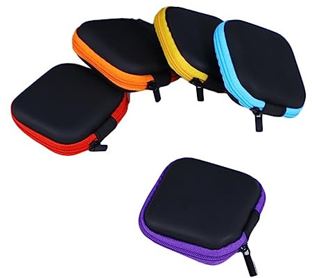 EVA Headphone Storage Bags, Storage Case for Headphones, Earbuds, Headband Organizing and Protecting Small Electronic Devices During Daily Use and Travel