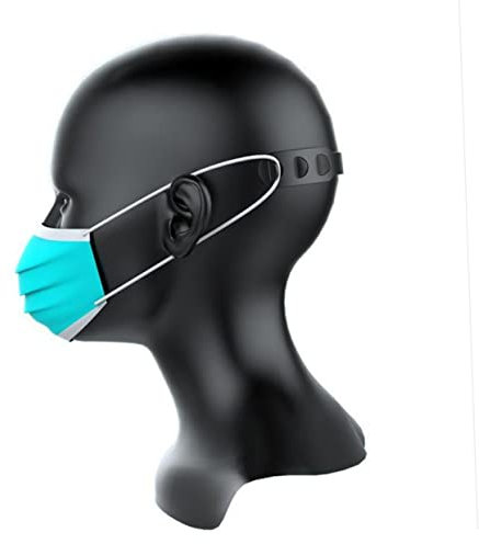 GARVALON 10 Stück Masken Ohrhaken Verlängerung Verstellbar Flexible Rutschfeste Pp Verlängerungsschnalle Maskenzubehör Für Ohrbügelmasken Multifunktional