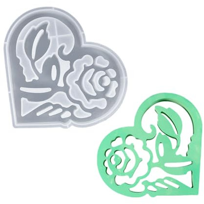 HDOYTXXM Moules en Silicone pour Créer des Ornements Familiaux d'amour 3D pour L'artisanat Décoration