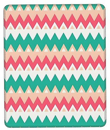 Colour Curve Ripple Chart Rubber Bottom Mouse Pad is Non Slip, Suitable for Wireless Mice On Office Desktop Computers and Laptops 8.3 X 10.3 in