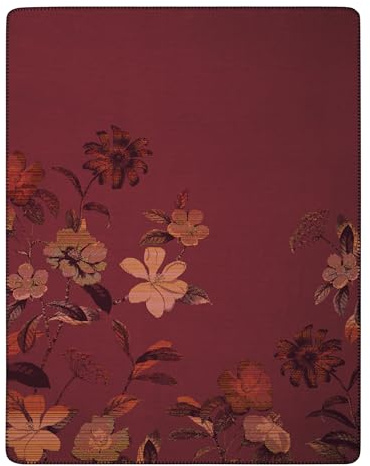 biederlack Wohndecke mit Zierstich Velvet Bloom Größe 150 x 200