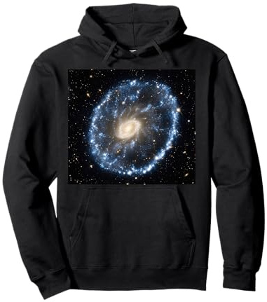 Cartwheel Galaxy Ring Astronomie Weltraumliebhaber Pullover Hoodie