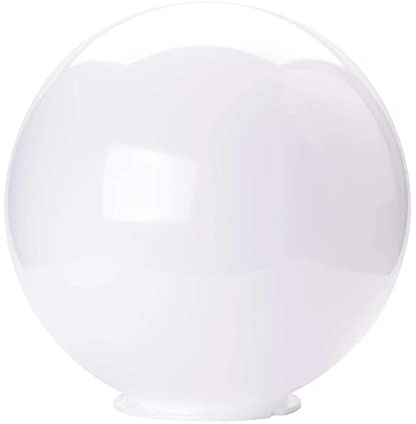 ORION LIGHTSTYLE Kugel Ersatzglas Kunststoff Acryl Lampenschirm f. Außenleuchten Ø300mm Kragen (Ø140mm)