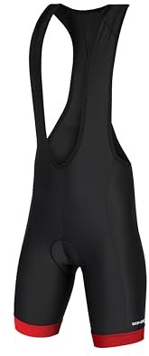 Endura Xtract Gel II Cuissard à Bretelles pour Homme, Rouge, L