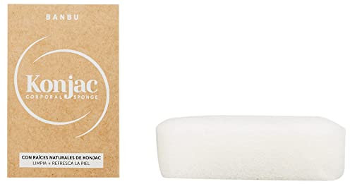 Banbu Konjac corpo | Spugna per il corpo naturale | 3 varianti: carbone di bambù, guscio di noce, radice di Konjac (naturale)