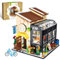 Pet Book Store Building Set, Home Décor Model Building with LED Lighting Kit, Creative Activity, Set for Teen and Adults, Compatible with Lego (640 Pieces)