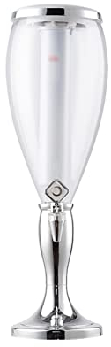 Dispensador de torre de cerveza Dispensador de cerveza de 5L Contenedor de cerveza comercial con dispensador de torre de cerveza de carámbano luminoso extraíble y lavable para bar Dispensador de cer