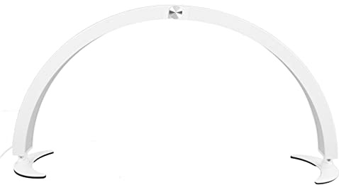 LED Halbmondlicht für Nägel, 28 Zoll Wimpern LED Licht, 40 W, 10 Helligkeiten, 7 Farbanpassungen, Dimmbar, 320 LED Perlen mit Fernbedienung, 2000 Lm, 3200 K – 5600 K, für