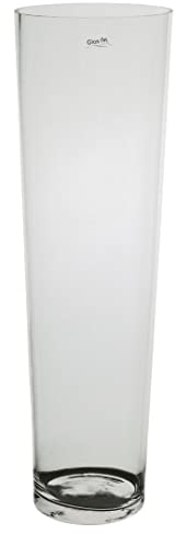 Glas-Vase Konisch - Blumen-Vase Deko aus Glas 40/60cm hoch (40x16cm)
