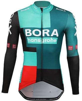 assocauicy Herren Radtrikot Fahrradtrikot Langarm,Radsportanzüge Atmungsaktive Cycling Jersey Schnell Trocknen Radsport Bekleidung