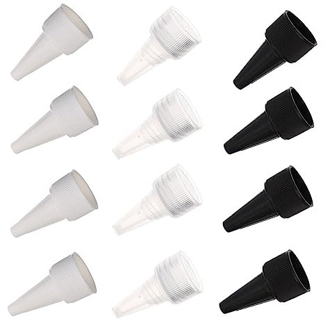Ciieeo 36St Spike-Abdeckung Flaschenverschluss spitze Flasche Ersatz für Flaschenspitzen spitzer Munddeckel flüssigkleber Flaschendeckel für zu Hause Indoor-Flasche drinnen Würze Plastik