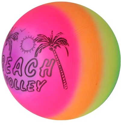 Ballon De Football Arc-en-ciell, Ballon Plage En Plein Air, Ballon De Plage Gonflable Pour Jeux D'eau Pour Enfantss, Charmant Ballon Rebondissant Arc-en-ciell, Ballon De Plage Gonflable, Ballon Coloré