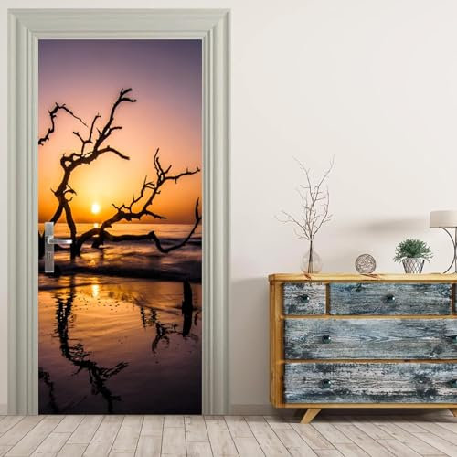 Türaufkleber Türtapete Türbilder Türposter Selbstklebend 3D 80 X 200 Cm Pvc Wasserdicht Abnehmbare Wandbilder Für Schlafzimmer Haus Bad Wc Büro Dekoration - Türwandaufkleber -214204-87969