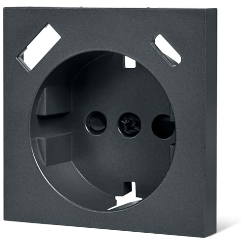 Innenblende (2er-Pack) für VOLTEVA USB-Steckdose Schnellladegerät | USB-A/C | Anthrazit
