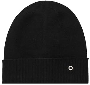 s.Oliver Damen Mütze – Feinstrick mit Logo-Ring