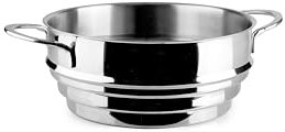 IBILI - Cestillo De Vapor Noah 20-22-24 Cm, Acero Inoxidable 18/10