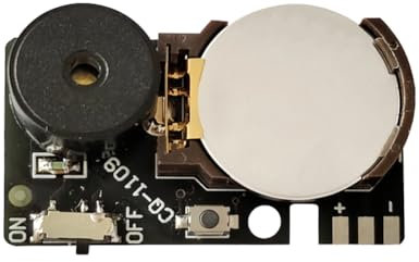 Knoruley 1 Pièce de Bruit de Cricket, Générateur de Bruit Agaçant, PCB Ennuyeux, Caché, Sons de Farce, Intervalles de Bruit, Noir