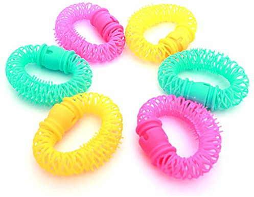 Janmobrian Bigoudis Cheveux,Bigoudis 32pcs Cheveux Styling Donuts à Styler Rouleau Hairdress Plastique Souple Bigoudis Spirale Curls Rouleaux Outils de Bricolage coiffants