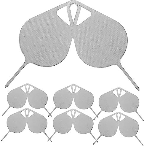 DIYEAH Strumento Espulsione Pin Sim in Acciaio Inox Resistente Leggero 100 Pezzi per Rimozione Vassoio Scheda Sim Smartphone Foro per Appenderlo, Adatto a Tutti i Modelli di Telefono