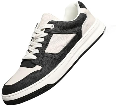 Scarpe da basket sportive unisex, Bianco e nero, 7