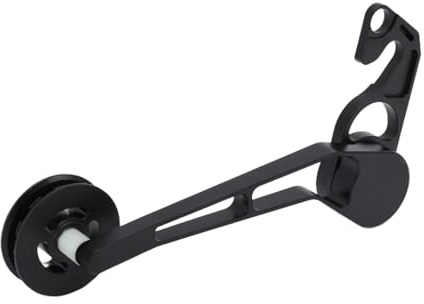 RiToEasysports Tensor de Cadena, Estabilizador de Cadena de Trasero de Bicicleta Plegable con Aleación de Aluminio Evita el Deslizamiento de Las Cadenas para Bicicleta Pline Tline (Black)